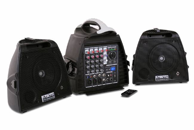 140W PA System with MP3 player Built-in 8 x 24 bits effects Mic,remote