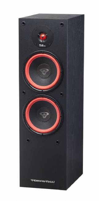 Cerwin-Vega SL-28 Dual 8" 2-Way Floor Speaker, 300 Watts - Single