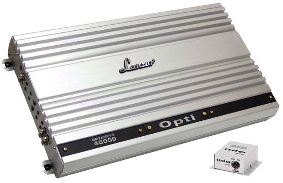 Lanzar OPTI4000D Optidrive Series 4000W Mono Block Digital Amplifier