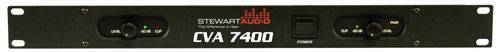 Stewart Audio CVA-7400 2-Channel Amplifier - 200W x 2 at 70.7V