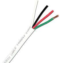 Skyline 14ga 4-wire Speaker Cable, CL2 UL, 500ft Pull Box, White