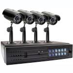 SWANN SWA43-D1C2 4-Channel DVR with 4 Indoor/Outdoor Cameras