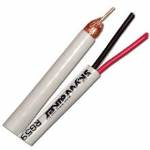 Skywalker Signature Series RG-59 w/18ga Power Cable UL Rated, white